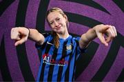 6 March 2025; Katherine Sullivan during an Athlone Town squad portraits session at Athlone Town Stadium in Lissywollen, Westmeath. Photo by Ben McShane/Sportsfile