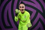 6 March 2025; Goalkeeper Maria Matthaiou during an Athlone Town squad portraits session at Athlone Town Stadium in Lissywollen, Westmeath. Photo by Ben McShane/Sportsfile