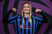 6 March 2025; Natalie McNally during an Athlone Town squad portraits session at Athlone Town Stadium in Lissywollen, Westmeath. Photo by Ben McShane/Sportsfile
