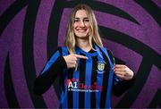 6 March 2025; Natalie McNally during an Athlone Town squad portraits session at Athlone Town Stadium in Lissywollen, Westmeath. Photo by Ben McShane/Sportsfile