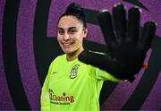 6 March 2025; Goalkeeper Maria Matthaiou during an Athlone Town squad portraits session at Athlone Town Stadium in Lissywollen, Westmeath. Photo by Ben McShane/Sportsfile