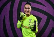 6 March 2025; Goalkeeper Maria Matthaiou during an Athlone Town squad portraits session at Athlone Town Stadium in Lissywollen, Westmeath. Photo by Ben McShane/Sportsfile