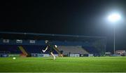 7 March 2025; Bohemians goalkeeper James Talbot during the warm-up before the SSE Airtricity Men's Premier Division match between Waterford and Bohemians at the Regional Sports Centre in Waterford. Photo by Piaras Ó Mídheach/Sportsfile