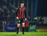 7 March 2025; Colm Whelan of Bohemians during the SSE Airtricity Men's Premier Division match between Waterford and Bohemians at the Regional Sports Centre in Waterford. Photo by Piaras Ó Mídheach/Sportsfile