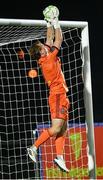 7 March 2025; Bohemians goalkeeper James Talbot catches a cross during the SSE Airtricity Men's Premier Division match between Waterford and Bohemians at the Regional Sports Centre in Waterford. Photo by Piaras Ó Mídheach/Sportsfile