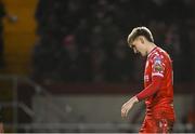 7 March 2025; Sean Boyd of Shelbourne during the SSE Airtricity Men's Premier Division match between Shelbourne and Drogheda United at Tolka Park in Dublin. Photo by Seb Daly/Sportsfile
