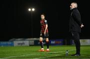 7 March 2025; Bohemians manager Alan Reynolds during the SSE Airtricity Men's Premier Division match between Waterford and Bohemians at the Regional Sports Centre in Waterford. Photo by Piaras Ó Mídheach/Sportsfile