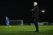 7 March 2025; Bohemians manager Alan Reynolds during the SSE Airtricity Men's Premier Division match between Waterford and Bohemians at the Regional Sports Centre in Waterford. Photo by Piaras Ó Mídheach/Sportsfile
