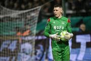 7 March 2025; Drogheda United goalkeeper Luke Dennison during the SSE Airtricity Men's Premier Division match between Shelbourne and Drogheda United at Tolka Park in Dublin. Photo by Seb Daly/Sportsfile