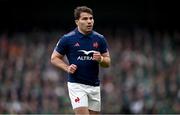 8 March 2025; Antoine Dupont of France during the Guinness Six Nations Rugby Championship match between Ireland and France at the Aviva Stadium in Dublin. Photo by Seb Daly/Sportsfile