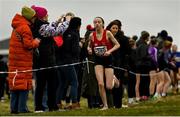 8 March 2025; Madison Welby competes in the Junior Girls 2,500m during the 123.ie All Ireland Schools Cross Country Championships at Galway Racecourse in Ballybrit, Galway. Photo by Tom Beary/Sportsfile