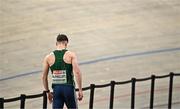 8 March 2025; Cian McPhillips of Ireland after competing in the men's 800m semi-final during day three of the European Athletics Indoor Championships 2025 at the Omnisport Apeldoorn in Apeldoorn, Netherlands. Photo by Sam Barnes/Sportsfile