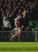 8 March 2025; Conor Cooney of Galway leaves the pitch after he was sent off by referee James Owens during the Allianz Hurling League Division 1A match between Limerick and Galway at TUS Gaelic Grounds in Limerick. Photo by Piaras Ó Mídheach/Sportsfile