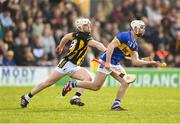 9 March 2025; Craig Morgan of Tipperary in action against Jordan Molloy of Kilkenny during the Allianz Hurling League Division 1A match between Kilkenny and Tipperary at UPMC Nowlan Park in Kilkenny. Photo by Stephen McCarthy/Sportsfile