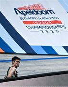 9 March 2025; Andrew Coscoran of Ireland after the men's 3000m final on day four of the European Athletics Indoor Championships 2025 at the Omnisport Apeldoorn in Apeldoorn, Netherlands. Photo by Sam Barnes/Sportsfile