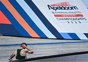 9 March 2025; Andrew Coscoran of Ireland after the men's 3000m final on day four of the European Athletics Indoor Championships 2025 at the Omnisport Apeldoorn in Apeldoorn, Netherlands. Photo by Sam Barnes/Sportsfile