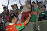 7 September 2004; Mayo's David Brady signs autographs for supporters during the Mayo Press Night. McHale Park, Castlebar, Co. Mayo. Picture credit; Damien Eagers / SPORTSFILE