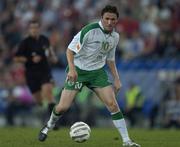 8 September 2004; Robbie Keane, Republic of Ireland. FIFA 2006 World Cup Qualifier, Switzerland v Republic of Ireland, St. Jakob Park, Basle, Switzerland. Picture credit; Brian Lawless / SPORTSFILE