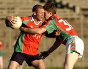7 September 2004; Mayo's Trevor Mortimer, left, in action against team-mate Liam O'Malley during the Mayo Press Night. McHale Park, Castlebar, Co. Mayo. Picture credit; Damien Eagers / SPORTSFILE