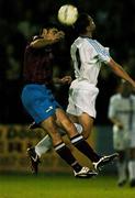 13 September 2004; Danny O'Connor, Drogheda United, in action against Robbie Martin, UCD. FAI Cup Quarter Final Replay, Drogheda United v UCD, United Park, Drogheda, Co. Louth. Picture credit; David Maher / SPORTSFILE