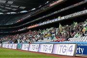 29 September 2013; A general view of TG4 signage at the game. TG4 All-Ireland Ladies Football Junior Championship Final, Offaly v Wexford, Croke Park, Dublin. Picture credit: Brendan Moran / SPORTSFILE