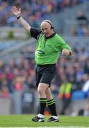 29 September 2013; Gus Chapman, Referee. TG4 All-Ireland Ladies Football Interrmediate Championship Final, Cavan v Tipperary, Croke Park, Dublin. Picture credit: Brendan Moran / SPORTSFILE