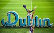 10 March 2025; Kansas State University and Iowa State University Cheerleader members, from left, Aron Castillo, Katelyn Egan and Maddie Rose at the Aviva Stadium Dublin as tickets for the 2025 Aer Lingus College Football Classic between Kansas State University and Iowa State University are on sale now at www.ticketmaster.ie/collegefootball. The fixture will take place at the Aviva Stadium, Dublin, on Saturday, 23rd August 2025 and limited tickets are available. Photo by Ramsey Cardy/Sportsfile