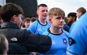 10 March 2025; Ryan O'Sullivan of St Michael's College after the Bank of Ireland Leinster Rugby Boys Schools Junior Cup semi-final match between St Michael's College and Clongowes Wood College at Energia Park in Dublin. Photo by Shauna Clinton/Sportsfile
