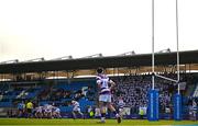 10 March 2025; A general view of action during the Bank of Ireland Leinster Rugby Boys Schools Junior Cup semi-final match between St Michael's College and Clongowes Wood College at Energia Park in Dublin. Photo by Shauna Clinton/Sportsfile