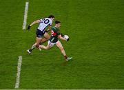 25 January 2025; Davitt Neary of Mayo in action against James Madden of Dublin during the Allianz Football League Division 1 match between Dublin and Mayo at Croke Park. Photo by Stephen McCarthy/Sportsfile