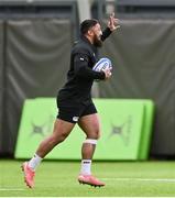 11 March 2025; Bundee Aki during an Ireland Rugby squad training session at IRFU High Performance Centre in Dublin. Photo by Ramsey Cardy/Sportsfile
