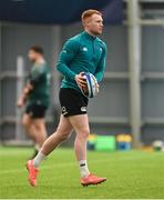 11 March 2025; Ciarán Frawley during an Ireland Rugby squad training session at IRFU High Performance Centre in Dublin. Photo by Ramsey Cardy/Sportsfile