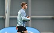 11 March 2025; Jack Crowley during an Ireland Rugby squad training session at IRFU High Performance Centre in Dublin. Photo by Ramsey Cardy/Sportsfile