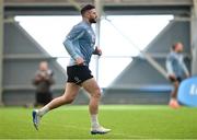 11 March 2025; Robbie Henshaw during an Ireland Rugby squad training session at IRFU High Performance Centre in Dublin. Photo by Ramsey Cardy/Sportsfile