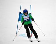 11 March 2025;  Lorraine Whelan of Team Ireland, a member of Kilternan Karvers, Delgany, Wicklow, during the 'Divisional rounds' in the Alpine Skiing events during day three of the Turin 2025 Special Olympics World Winter Games in Sestriere, Italy. Photo by Ray McManus/Sportsfile