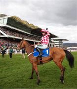 11 March 2025: Nico de Boinville, aboard Jango Baie, after winning the The My Pension Expert Arkle Novices’ Chase on day one of the Cheltenham Racing Festival at Prestbury Park in Cheltenham, England. Photo by Harry Murphy/Sportsfile