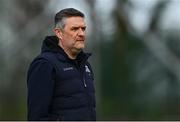 11 March 2025; Blackrock College head coach Jim Donnelly before the Bank of Ireland Leinster Rugby Boys Schools Junior Cup semi-final match between Blackrock College and St Vincent's Castleknock College at Energia Park in Dublin. Photo by Shauna Clinton/Sportsfile