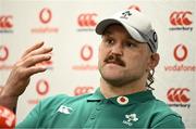 11 March 2025; Andrew Porter during an Ireland Rugby media conference at IRFU High Performance Centre in Dublin. Photo by Ramsey Cardy/Sportsfile