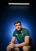 11 March 2025; Garry Ringrose poses for a portrait during an Ireland Rugby media conference at IRFU High Performance Centre in Dublin. Photo by Ramsey Cardy/Sportsfile