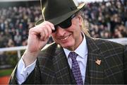 11 March 2025: Winning owner Rich Ricci celebrates after Lossiemouth won the Close Brothers Mares’ Hurdle Race on day one of the Cheltenham Racing Festival at Prestbury Park in Cheltenham, England. Photo by David Fitzgerald/Sportsfile