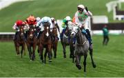 11 March 2025: Lossiemouth, with Paul Townend up, on their way to winning the Close Brothers Mares’ Hurdle Race on day one of the Cheltenham Racing Festival at Prestbury Park in Cheltenham, England. Photo by Harry Murphy/Sportsfile