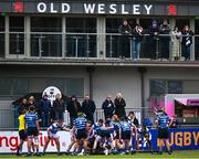 11 March 2025; British and Irish Lions head coach Andy Farrell looks on from the balcony of Old Wesley Rugby Club during the Bank of Ireland Leinster Rugby Boys Schools Junior Cup semi-final match between Blackrock College and St Vincent's Castleknock College at Energia Park in Dublin. Photo by Shauna Clinton/Sportsfile