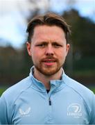 11 March 2025; Assistant referee Ruaidhrí O'Hanlon before the Bank of Ireland Leinster Rugby Boys Schools Junior Cup semi-final match between Blackrock College and St Vincent's Castleknock College at Energia Park in Dublin. Photo by Shauna Clinton/Sportsfile