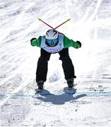 12 March 2025; Caolan McConville of Team Ireland, a member of Skiability Northern Ireland, Aghaghallon, Antrim, competing in the Giant Slalon Novice Final, First Round, event during day four of the Turin 2025 Special Olympics World Winter Games in Sestriere, Italy. Photo by Ray McManus/Sportsfile