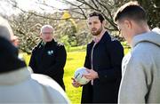 12 March 2025; GPA chief executive officer Tom Parsons speaking at the launch of the GPA and Irish Guide Dogs for the Blind official charity partnership between the two organisations for 2025, at the National Botanic Gardens of Ireland in Glasnevin, Dublin. Photo by Seb Daly/Sportsfile