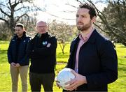 12 March 2025; GPA chief executive officer Tom Parsons speaking at the launch of the GPA and Irish Guide Dogs for the Blind official charity partnership between the two organisations for 2025, at the National Botanic Gardens of Ireland in Glasnevin, Dublin. Photo by Seb Daly/Sportsfile
