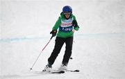 12 March 2025; Lorraine Whelan of Team Ireland, a member of Kilternan Karvers, Delgany, Wicklow, competing in the Intermediate Giant Slalom, Division fifteen, during day four of the Turin 2025 Special Olympics World Winter Games in Sestriere, Italy. Photo by Ray McManus/Sportsfile