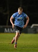 13 March 2025; Conor O'Tighearhaigh of UCD during the annual men’s Rugby Colours match between Dublin University and UCD at UCD Bowl in Dublin. Photo by Sam Barnes/Sportsfile