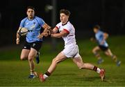 13 March 2025; Matt Lynch of Dublin University during the annual men’s Rugby Colours match between Dublin University and UCD at UCD Bowl in Dublin. Photo by Sam Barnes/Sportsfile