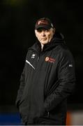 13 March 2025; Dublin University assistant coach Rory Gleenon during the annual men’s Rugby Colours match between Dublin University and UCD at UCD Bowl in Dublin. Photo by Sam Barnes/Sportsfile
